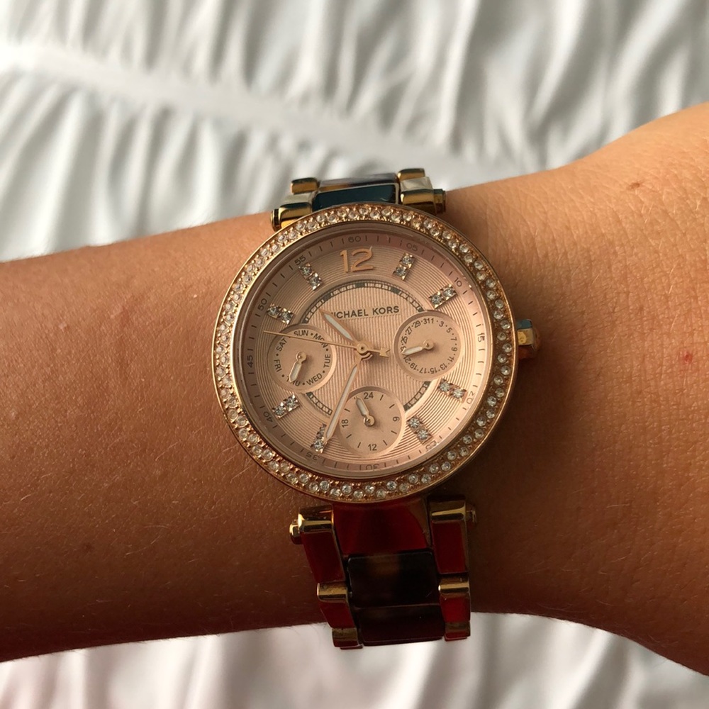 Michael Kors Tortoise Watch